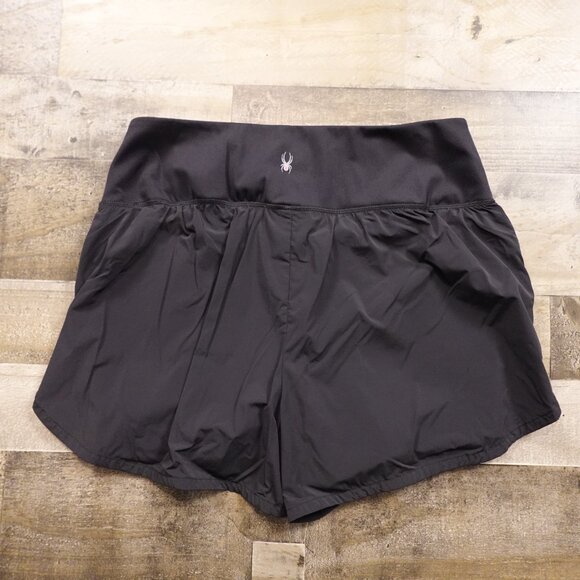 Spyder Active Running Shorts Women’s Large Black 3.5” Inseam Lightweight - Picture 11 of 12